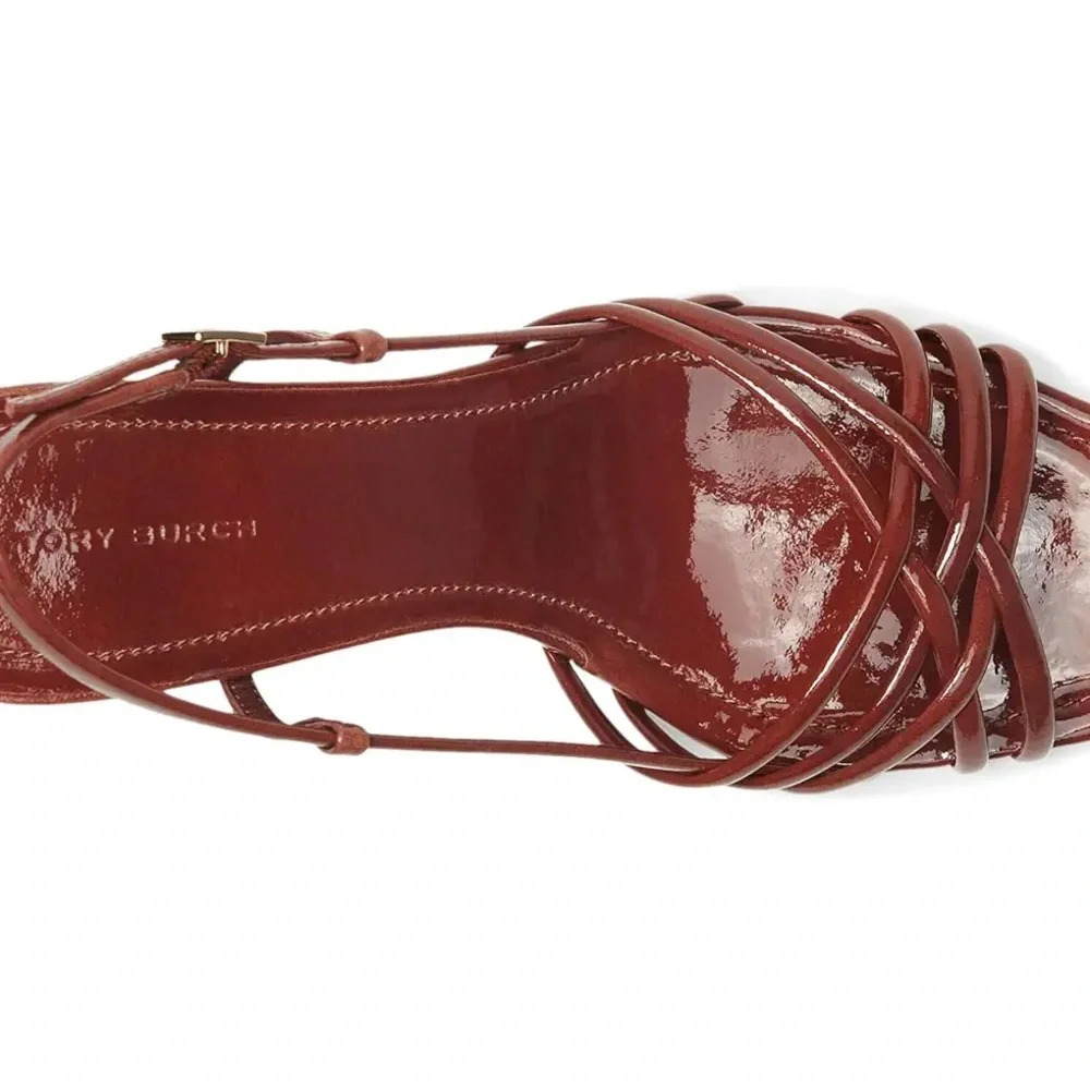 Tory Burch Multi Strap Wedge Sandals 75mm Women's  9.5 nwt